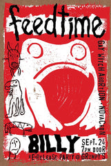 feedtime:" Billy" Re-Release Party at Grumpy's poster