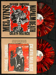 Melvins/ Napalm Death: Savage Imperial Death March LP * ALL'S QUIET on the RED Front" Edition*