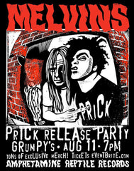 Melvins: Prick Release Party" AP silkscreen print