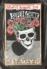 Grumpy's 2018 Art-A-Whirl Super Chunk Ltd Ed. silkscreen print+postcard set