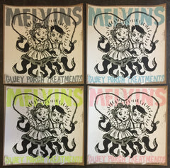 Melvins "Gluey Porch Treatments" silkscreen print SET of 4