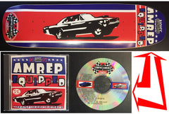 AmRep Equipped skate deck +CD