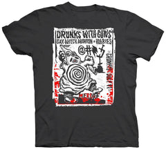 Drunks with Guns @ Grumpy's concert T-shirt