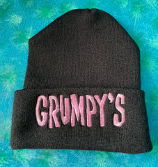 Grumpy’s Bar Beanie *PALE PINK*