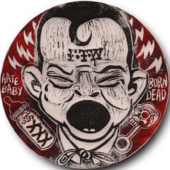 Melvins/Hammerhead-Post Moral Neanderthal Retardist Pornography 7" picture disc (Haze-XXL version)